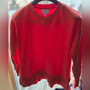 Kersh Orange Crewneck Sweatshirt Medium (25 In P2P)